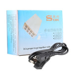 60W 12A 20 USB-Anschlüsse Schnellladegerät Station Reise Desktop Ladegerät Netzadapter