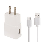 Micro-USB-Ladekabel (5-polig) + US-Reiseadapter