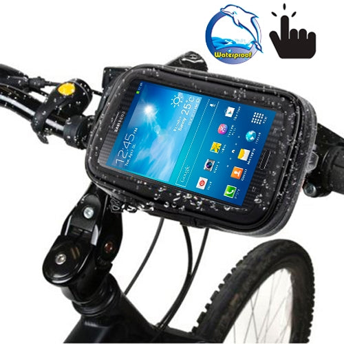 Fahrradlenkerhalter wasserdicht / sanddicht / schneesicher / schmutzdicht Reißverschluss-Touch-Tasche, Geeignet für Galaxy Note III / N9000 & Mega 6.3 / i9200, Für Note III