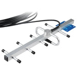 GSM-Yagi-Antenne (824–960 MHz), 12 dBi, N-Stecker, Kabellänge: 15 m, 824–960 MHz, N-Stecker