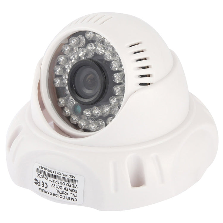 CMOS 420TVL 3,6mm Objektiv ABS-Material Infrarot-Farbkamera mit 36 IR-LEDs, IR-Reichweite: 20m