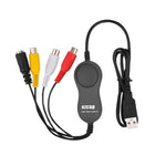 Ezcap USB 2.0 Videoaufnahmegerät, unterstützt das MPEG-2-Aufnahmeformat, TV-System: PAL/NTSC