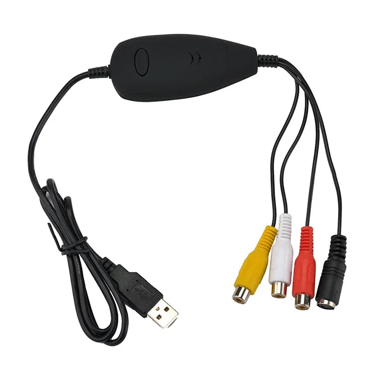 Ezcap USB 2.0 Videoaufnahmegerät, unterstützt das MPEG-2-Aufnahmeformat, TV-System: PAL/NTSC
