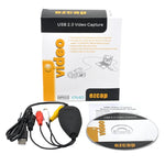 Ezcap USB 2.0 Videoaufnahmegerät, unterstützt das MPEG-2-Aufnahmeformat, TV-System: PAL/NTSC