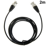 BNC-Stecker-auf-BNC-Stecker-Kabel für Überwachungskameras, Länge: 2 m, 2 m