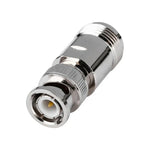Vernickelter UG-255/U BNC-Stecker auf UHF-Klinkenbuchse, BNC auf UHF