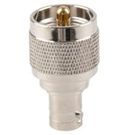 UG-273 UHF-Stecker auf BNC-Buchse, vernickelter Adapter, UHF-Stecker auf BNC-Buchse