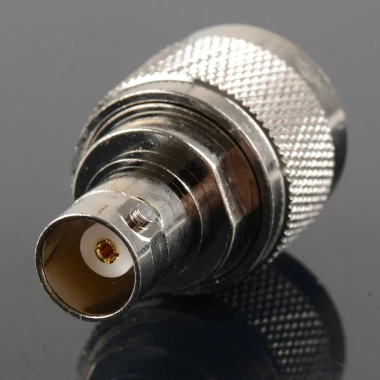 UG-273 UHF-Stecker auf BNC-Buchse, vernickelter Adapter, UHF-Stecker auf BNC-Buchse
