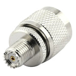 UHF-Stecker auf Mini-UHF-Buchse HF-Koaxialadapter, UHF-Stecker auf Mini-UHF-Buchse