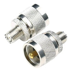 UHF-Stecker auf Mini-UHF-Buchse HF-Koaxialadapter, UHF-Stecker auf Mini-UHF-Buchse