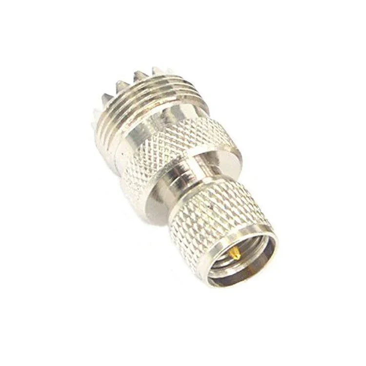 Mini-UHF-Stecker auf UHF-Buchse HF-Koaxialadapter, UHF-Stecker auf UHF-Buchse