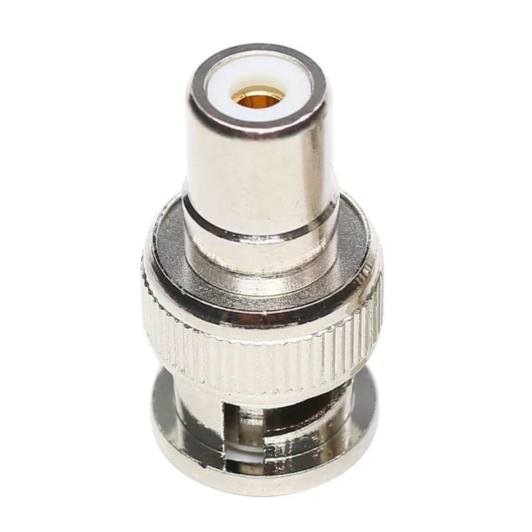 BNC-Stecker auf RCA-Buchse Koaxialkabeladapter, Stecker auf RCA