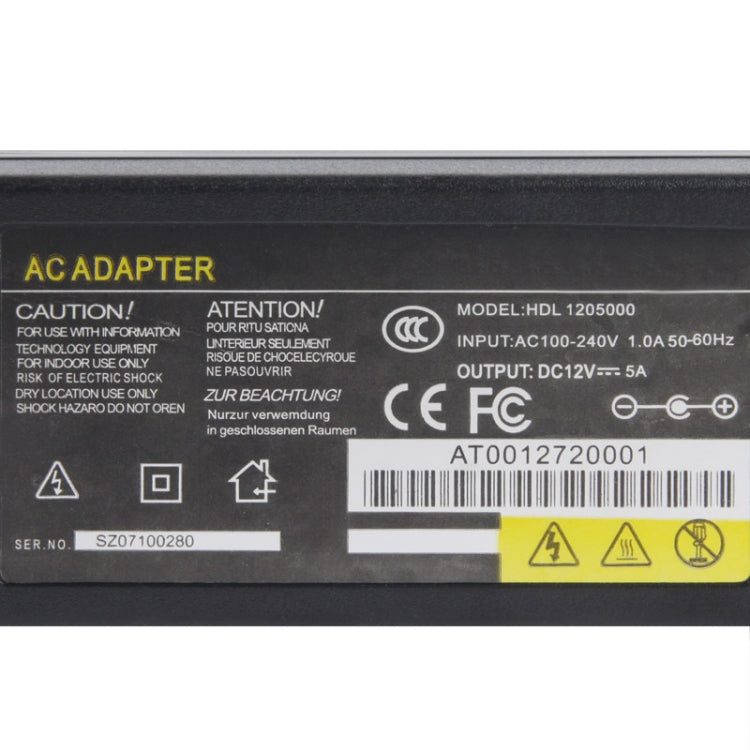 US-Stecker 12V 5A / 16-Kanal DVR AC-Netzteil, Ausgangsspitze: 5,5 x 2,5 mm, UK-Stecker 12V 5A, US-Stecker 12V 5A, EU-Stecker 12V 5A, AU-Stecker 12V 5A