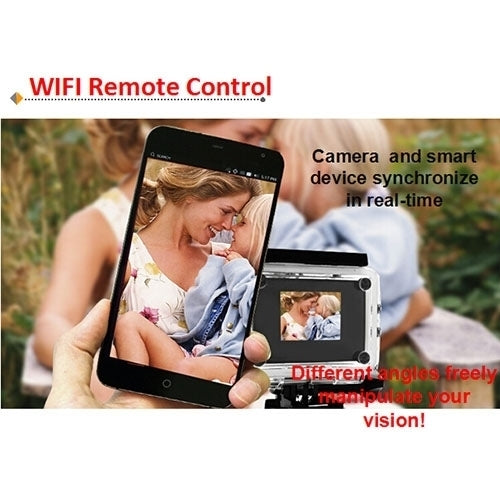 H9 4K Ultra HD1080P 12MP 2 Zoll LCD-Bildschirm WiFi Sportkamera, 170 Grad Weitwinkelobjektiv, 30m wasserdicht, H9 4K (Gelb), H9 4K (Weiß), H9 4K (Silber), H9 4K (Blau), H9 4K (Gold), H9 4K (Pink), H9 4K (Schwarz)