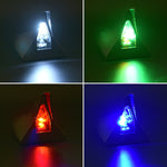 Solar Shark Fin High-positioned Alarm Light, Red, Gold, Blue, Gray