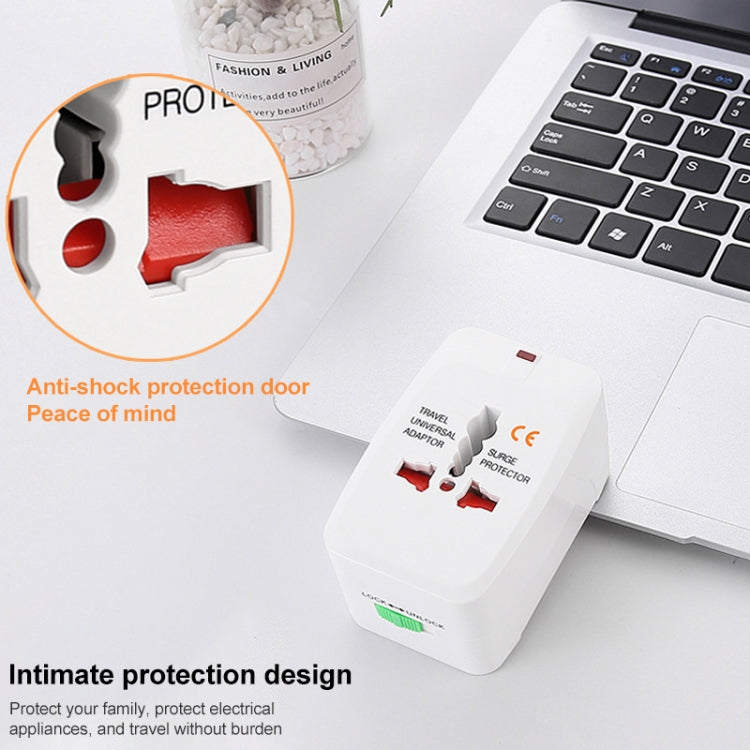 All-in-1 (EU + AU + UK + US Stecker) Weltweiter Universeller Reiseadapter, Reiseadapter