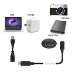 CY-201 USB 3.1 Typ-C Stecker auf Micro USB 2.0 Buchse Kabel für Nokia N1, Kabellänge: 20cm