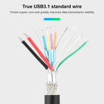 CY-201 USB 3.1 Typ-C Stecker auf Micro USB 2.0 Buchse Kabel für Nokia N1, Kabellänge: 20cm