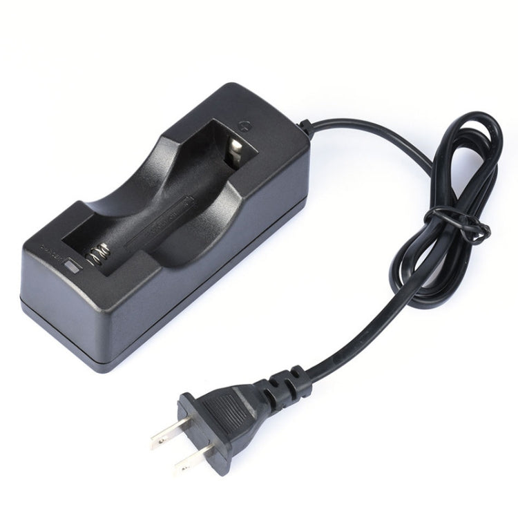 Batterieladegerät für 18650, Ausgang: 4,2 V/650 mA, US-Stecker, 650 mA mit Kabel