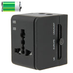 Internationaler 2,1A 2-USB EU / AU / UK / US Stecker Reise-Universaladapter, 2,1A