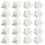 20 Stück Steckdosenadapter, Reise-Stromadapter mit AU-Stecker, AU-Stecker (20 Stück)