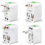 Steckdosenadapter, Universal EU US UK AU Reise-Wechselstromadapter Stecker, Steckdosenadapter