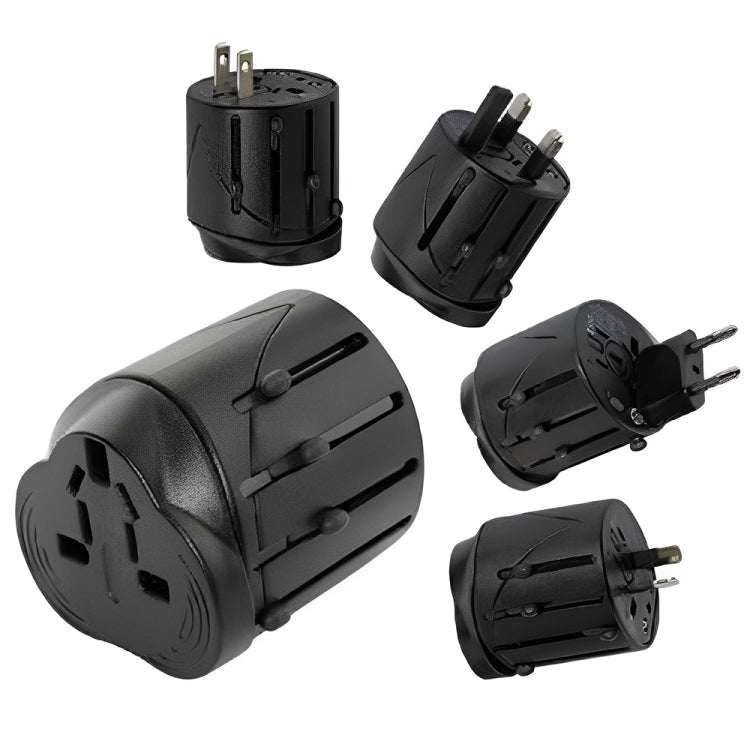 All-in-1 EU + AU + UK + US Stecker Reise-Universaladapter, Größe: 60 x 58 x 56mm