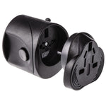 All-in-1 EU + AU + UK + US Stecker Reise-Universaladapter, Größe: 60 x 58 x 56mm