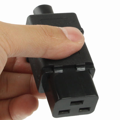 3-poliger weiblicher AC-Wand-Universal-Reise-Stromsteckdosenadapter, 3-polig weiblich