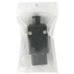 3-poliger weiblicher AC-Wand-Universal-Reise-Stromsteckdosenadapter, 3-polig weiblich