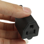 US-Stecker weiblich AC-Wand-Universal-Reise-Stromsteckdosenadapter, US-Stecker weiblich