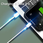 USB-C / Typ-C 3.1 Stecker zu 8-Pin Stecker Datenkabel, Kabellänge: 1m