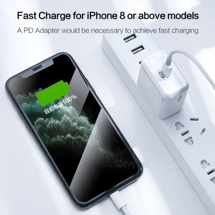 USB-C / Typ-C 3.1 Stecker zu 8-Pin Stecker Datenkabel, Kabellänge: 1m