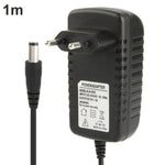 Hochwertiger AC 100-240V zu DC 12V 2A Stromadapter, Spitzen: 5.5 x 2.1mm, Kabellänge: 1m, EU Stecker DC 12V 2A, US Stecker DC 12V 2A