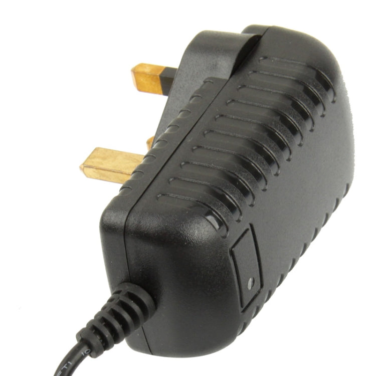 Hochwertiger UK Stecker AC 100-240V zu DC 9V 2A Stromadapter, Spitzen: 5.5 x 2.1mm, Kabellänge: 1m, UK Stecker DC 9V 2A