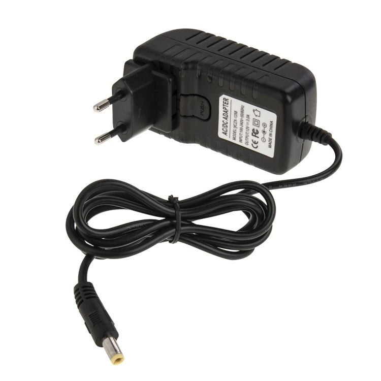 4 in 1 EU-Stecker + US-Stecker + UK-Stecker + AU-Stecker AC 100-240V zu DC 12V 3A Netzadapter, Spitzen: 5,5 x 2,1mm, Kabellänge: ca. 1,2m, EU+US+UK+AU Stecker