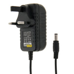 UK-Stecker AC 100-240V zu DC 12V 1A Netzadapter, Spitzen: 5,5 x 2,1mm, Kabellänge: ca. 90cm, DC 12V 1A, UK-Stecker