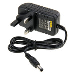 UK-Stecker AC 100-240V zu DC 12V 1A Netzadapter, Spitzen: 5,5 x 2,1mm, Kabellänge: ca. 90cm, DC 12V 1A, UK-Stecker