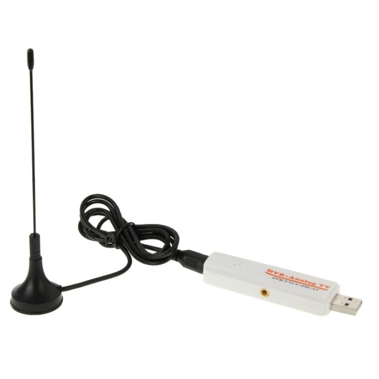 Mini Digital USB 2.0 Dual-Modul DVB Analog-TV-Stick, unterstützt FM + AV + DVB-T / T2 / C, DVB-T/T2/C