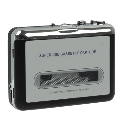 Kassette zu PC Super USB Kassette zu MP3 Konverter Audio Musikplayer, Kassette zu MP3 Schwarz