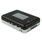 Kassette zu PC Super USB Kassette zu MP3 Konverter Audio Musikplayer, Kassette zu MP3 Schwarz
