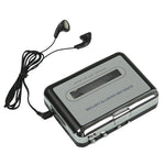 Kassette zu PC Super USB Kassette zu MP3 Konverter Audio Musikplayer, Kassette zu MP3 Schwarz