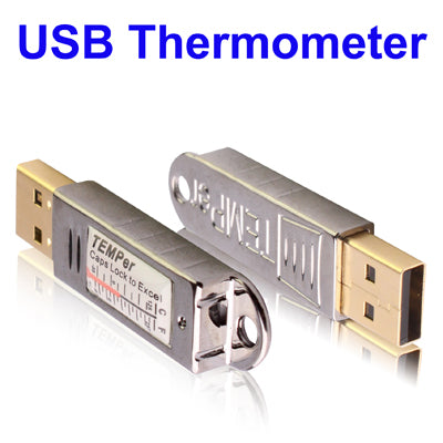 USB-Thermometer / Eingebauter digitaler PC-Sensor, Temperaturbereich: -67 Grad Fahrenheit bis 257 Grad Fahrenheit