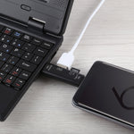 D-188 3-in-1 TF- & USB-zu-Micro-USB- & Typ-C-Kartenleser-OTG-Adapter