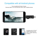 D-188 3-in-1 TF- & USB-zu-Micro-USB- & Typ-C-Kartenleser-OTG-Adapter