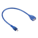 29cm Micro USB Stecker auf USB 2.0 Buchse OTG Konverter Adapterkabel