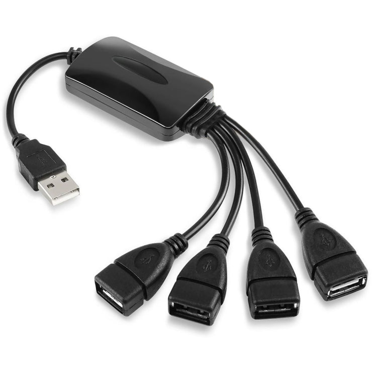Universeller 4 Ports USB 2.0 480Mbps Hochgeschwindigkeits-Kabel-Hub für PC