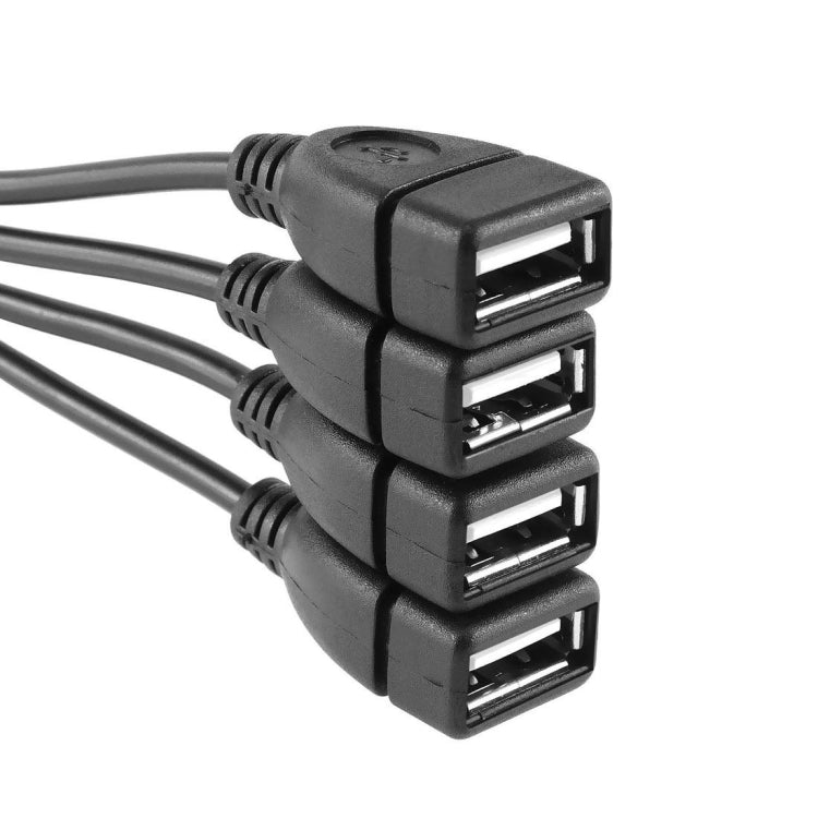 Universeller 4 Ports USB 2.0 480Mbps Hochgeschwindigkeits-Kabel-Hub für PC