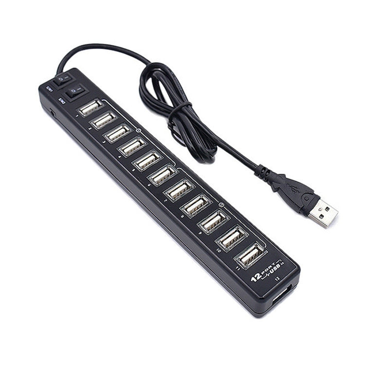 12-Port USB 2.0 HUB，Geeignet für Notebook / Netbook