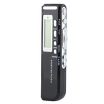 8GB Digitaler Sprachrekorder Diktiergerät MP3-Player, unterstützt Telefonaufzeichnung, VOX-Funktion, Stromversorgung: 2 x AAA-Batterien (Schwarz)